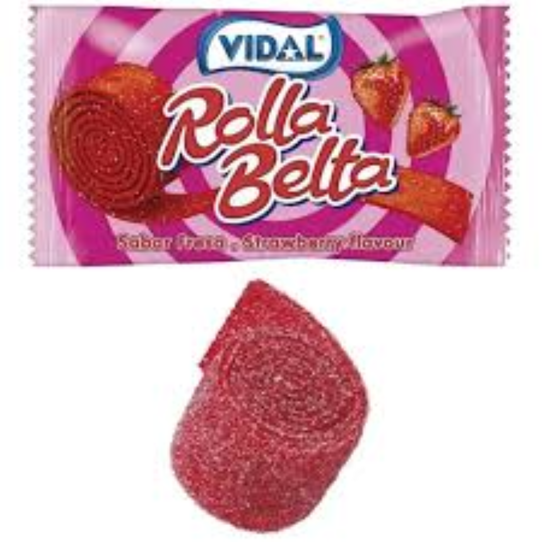 VIDAL ROLLA BELTA STRAWBERRY 20G